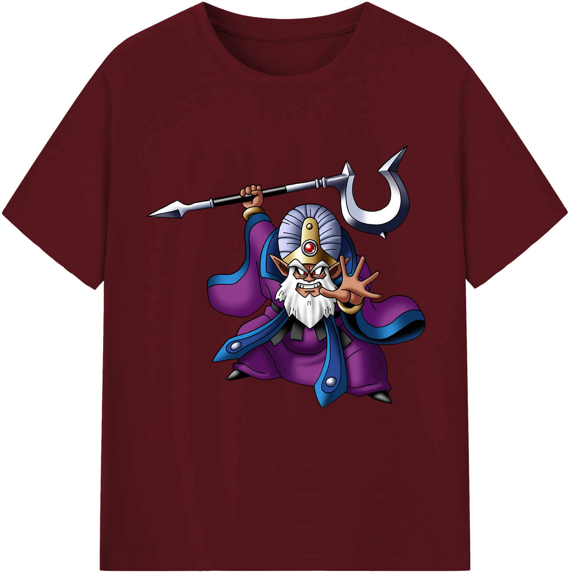 （画像用） ドラゴンクエスト Doragon Kuesuto Dragon Quest 綿100％半袖Tシャツ（フロントプリント）